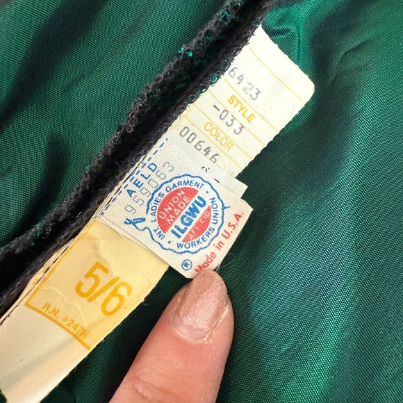 Vintage Alfred Angelo Off-Shoulder Green Formal Dress - Picture 10 of 13